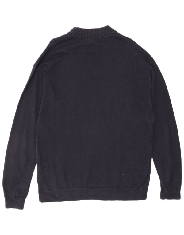 Maglione maglione girocollo da uomo Calvin Klein Jeans piccolo blu navy