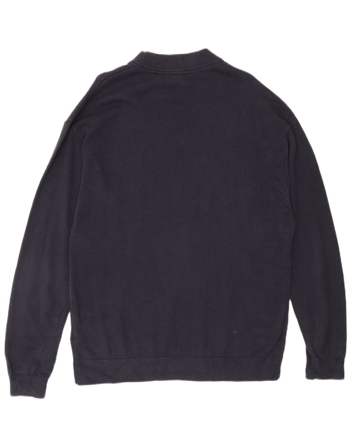 Maglione maglione girocollo da uomo Calvin Klein Jeans piccolo blu navy