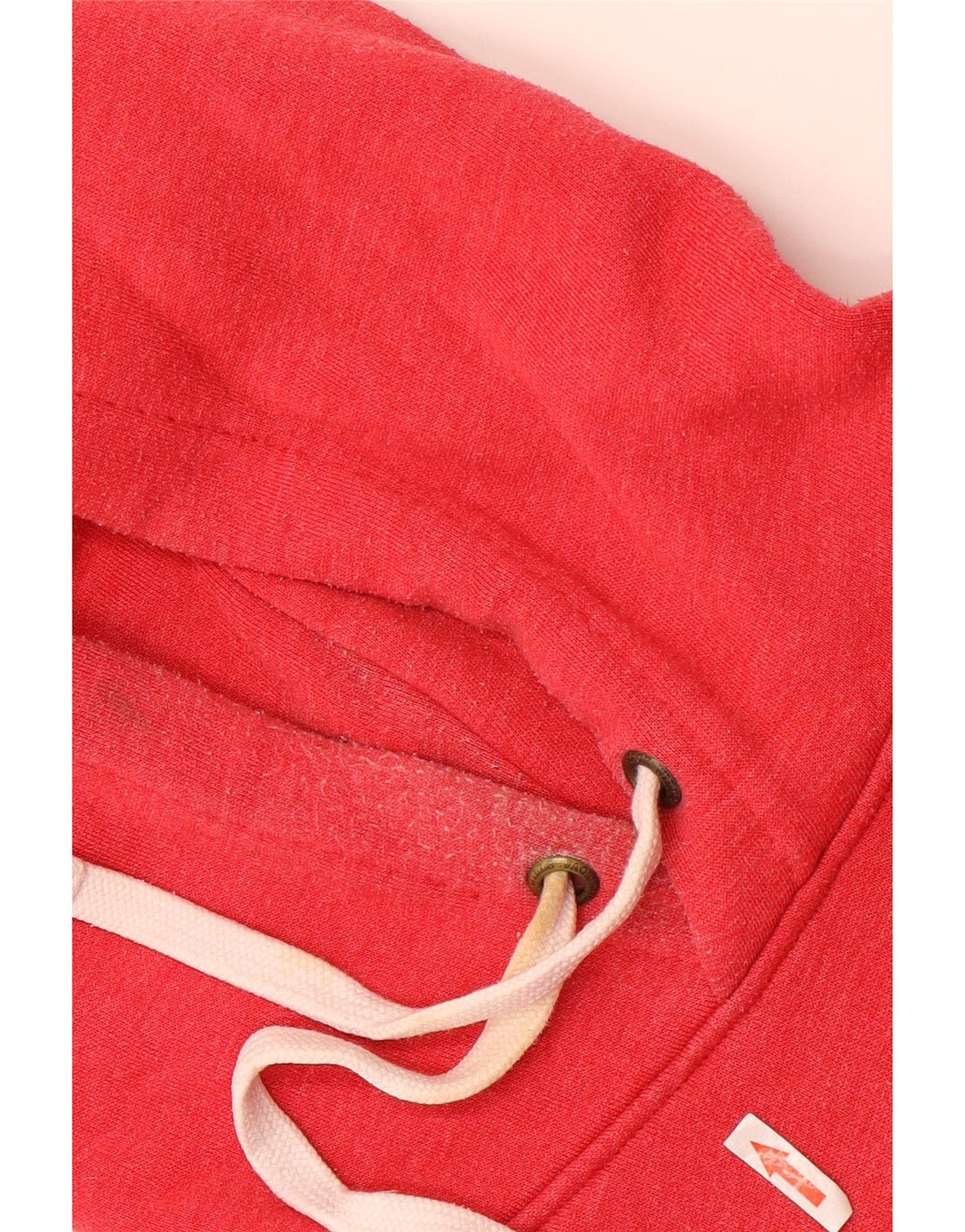 JACK WILLS Felpa con cappuccio grafica da uomo in cotone rosso medio