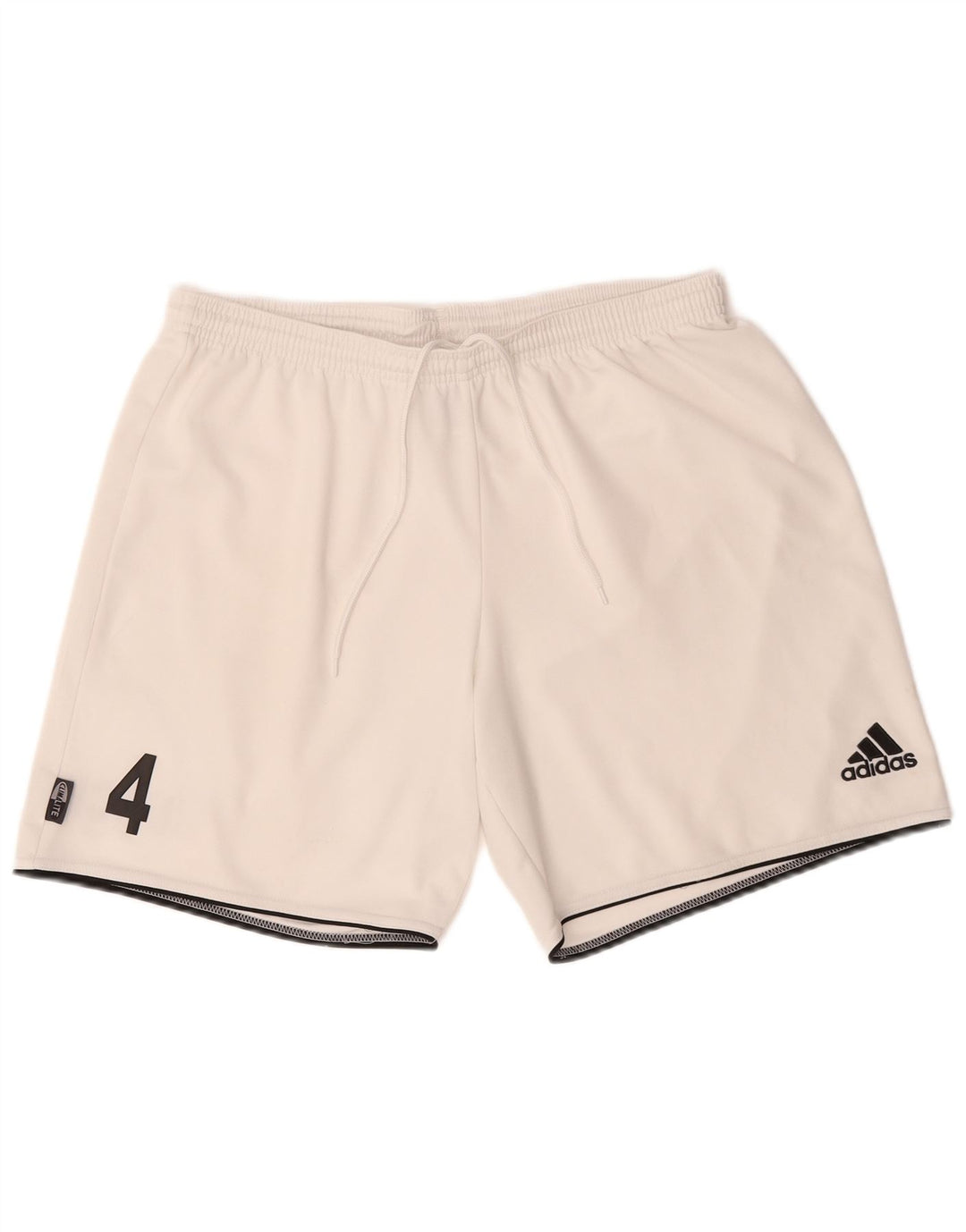 Pantaloncini sportivi Adidas Climalite Graphic da uomo, grandi, in poliestere bianco