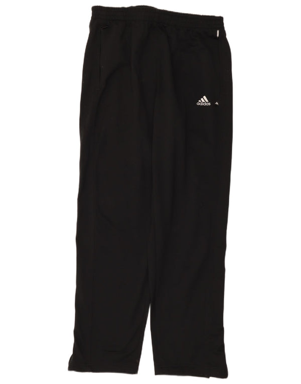 Pantaloni da tuta da uomo Adidas UK 42/44 Large Nero Poliestere