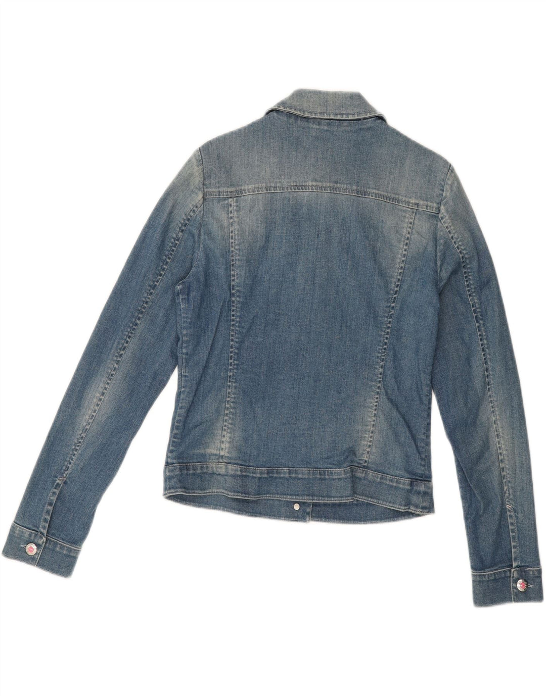 HARMONT & BLAINE Womens Denim Jacket IT 40 Small Blue Cotton