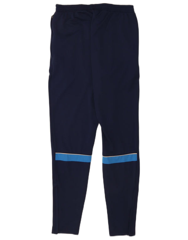 Pantaloni da tuta Nike Dri Fit da uomo, piccoli, in poliestere color block blu navy