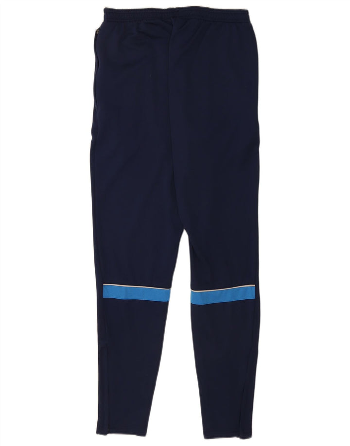 Pantaloni da tuta Nike Dri Fit da uomo, piccoli, in poliestere color block blu navy