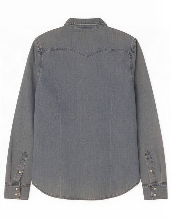 Camicia in denim su misura da donna Levi's UK 16 grande cotone blu