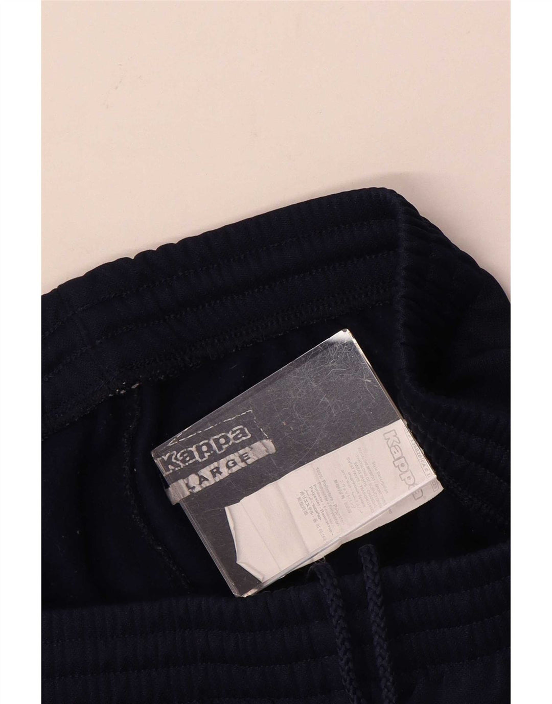 Pantaloncini sportivi Bermuda da uomo Kappa grandi in poliestere blu navy