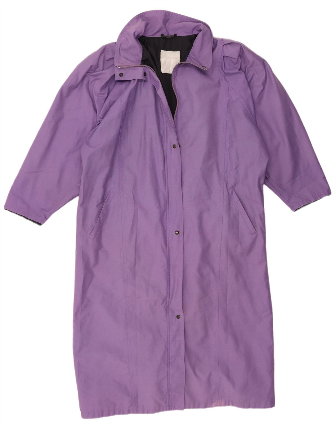 Cappotto oversize vintage da donna UK 18 XL viola