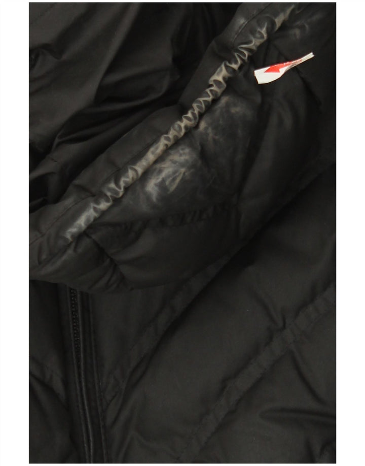 Cappotto imbottito con cappuccio da donna Patagonia UK 10 piccolo poliestere nero