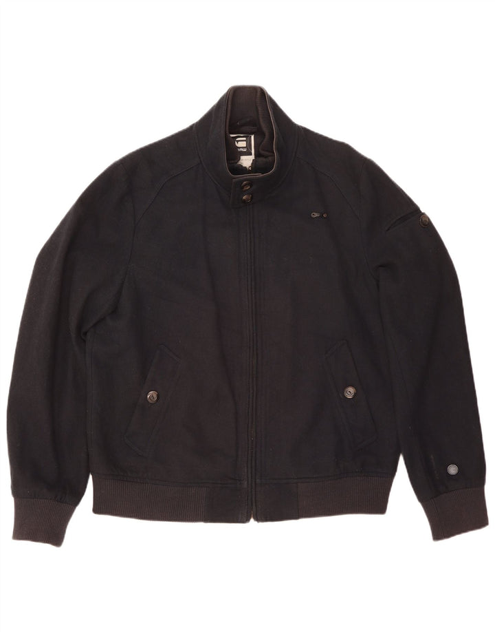 Giubbotto bomber da uomo G-Star UK 42 XL Lana blu navy