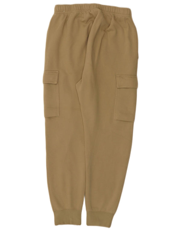 Pantaloni da tuta cargo Nike da uomo, pantaloni da jogging, piccoli, in cotone beige