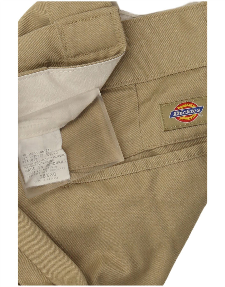 Pantaloni chino dritti da uomo Dickies W36 L30 poliestere beige