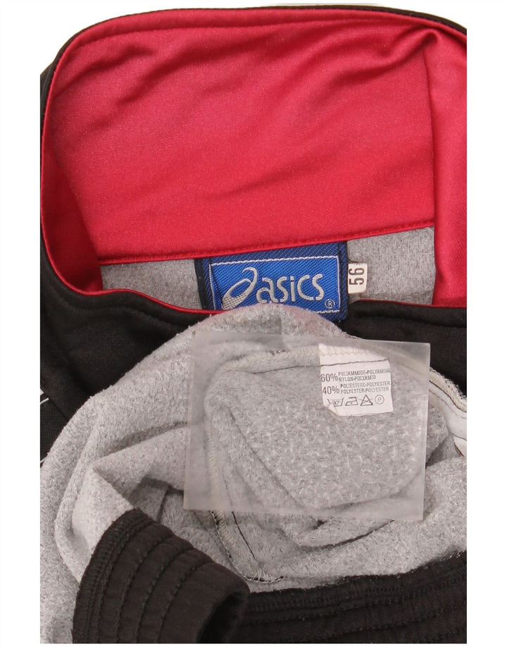 Giacca da tuta grafica ASICS da uomo IT 56 XL Black Colourblock