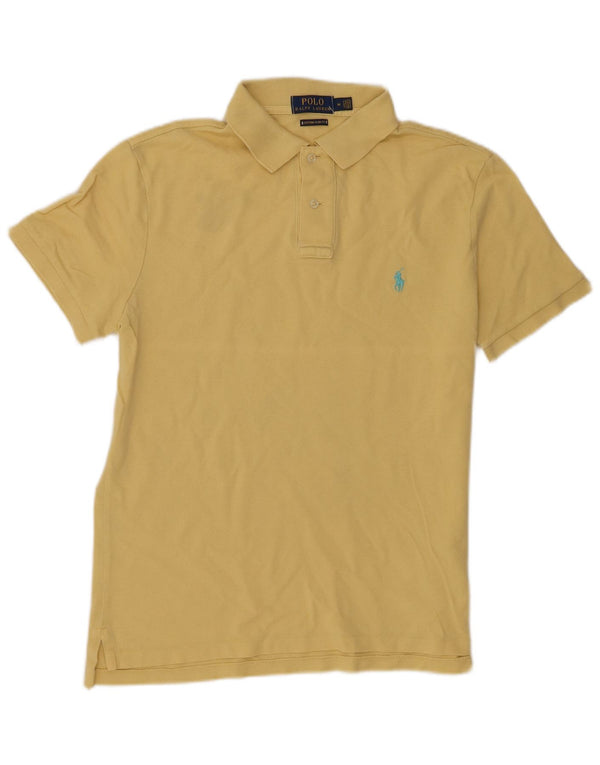 Polo Ralph Lauren Camicia slim fit personalizzata da uomo in cotone giallo medio