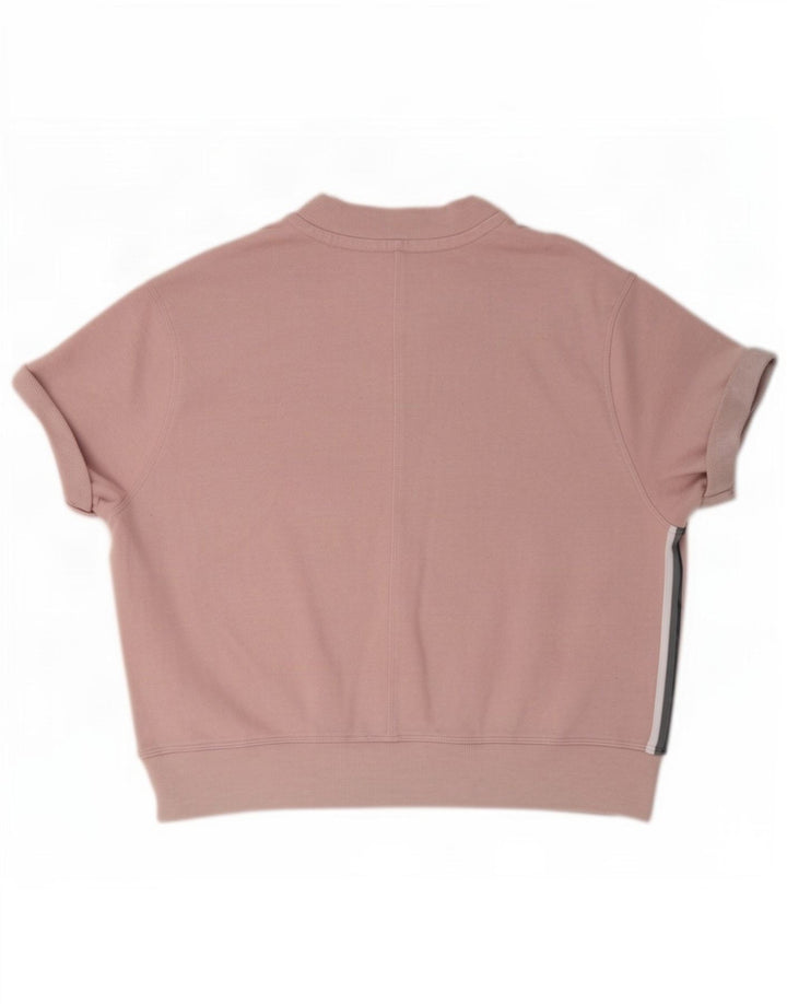 Felpa con grafica oversize da donna Calvin Klein UK 14 Rosa medio
