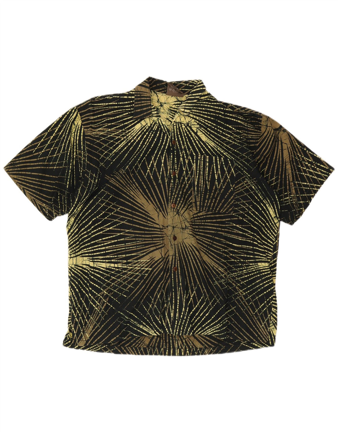 Caribelle Batik Camicia da uomo con motivo astratto grande multicolore