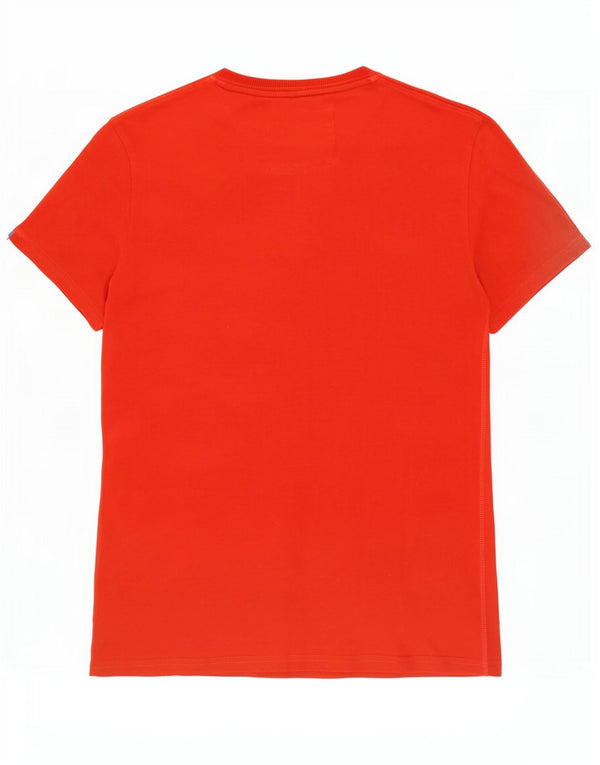 T-shirt grafica da uomo Superdry Top in cotone rosso medio