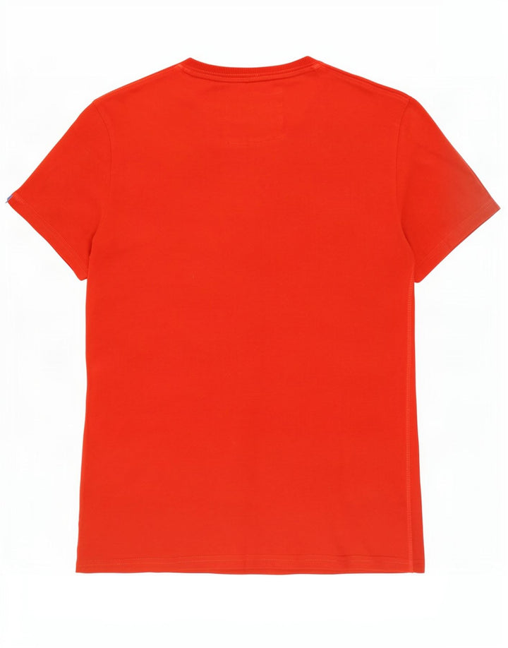 T-shirt grafica da uomo Superdry Top in cotone rosso medio