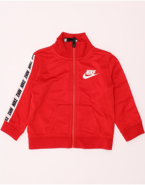 Giacca da tuta con grafica NIKE da bambino, 6-9 mesi, color block rosso