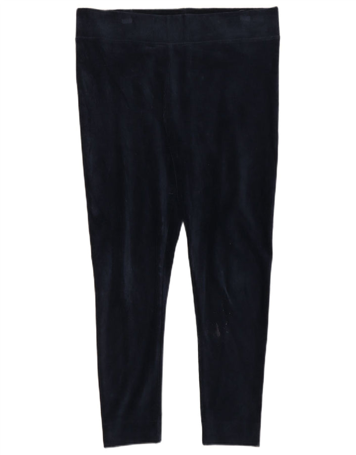 Leggings da donna Marks & Spencer UK 16 grande cotone blu navy