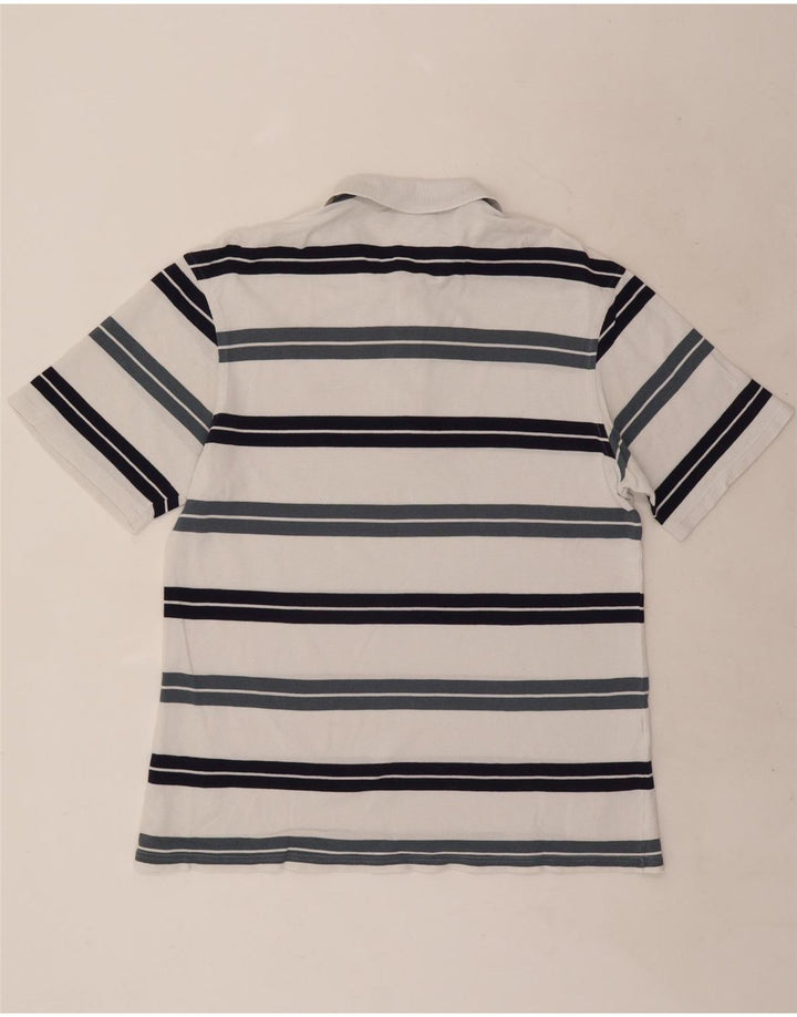 Polo da uomo Lacoste taglia 5 a righe bianche grandi