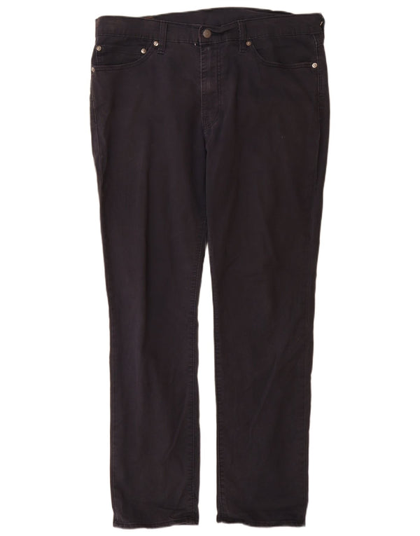 Levi's Uomo 511 Pantaloni Casual Slim W36 L32 Cotone Blu Navy