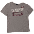 T-shirt grafica Champion Rochester da uomo, grande, in cotone grigio