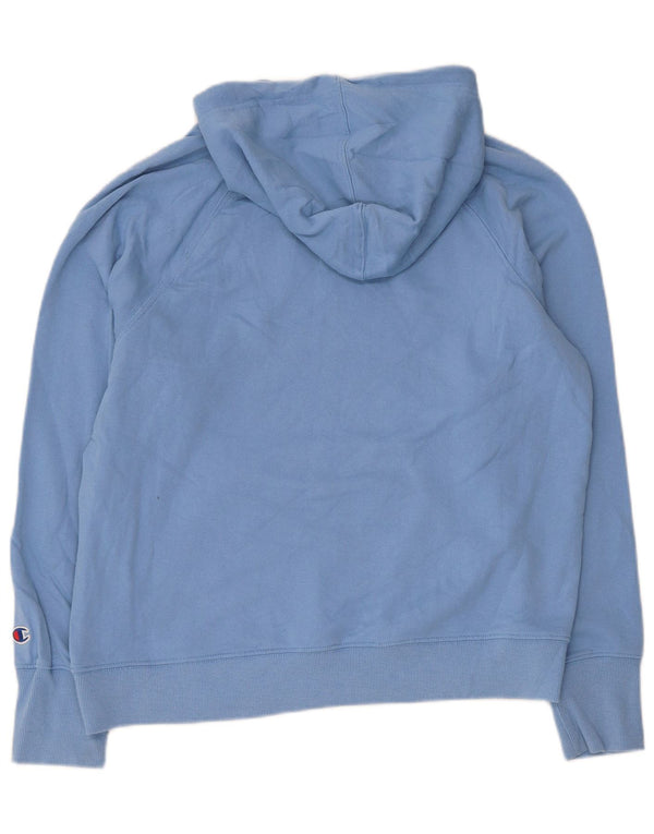Maglione con cappuccio grafico da donna Champion UK 14 Cotone blu medio