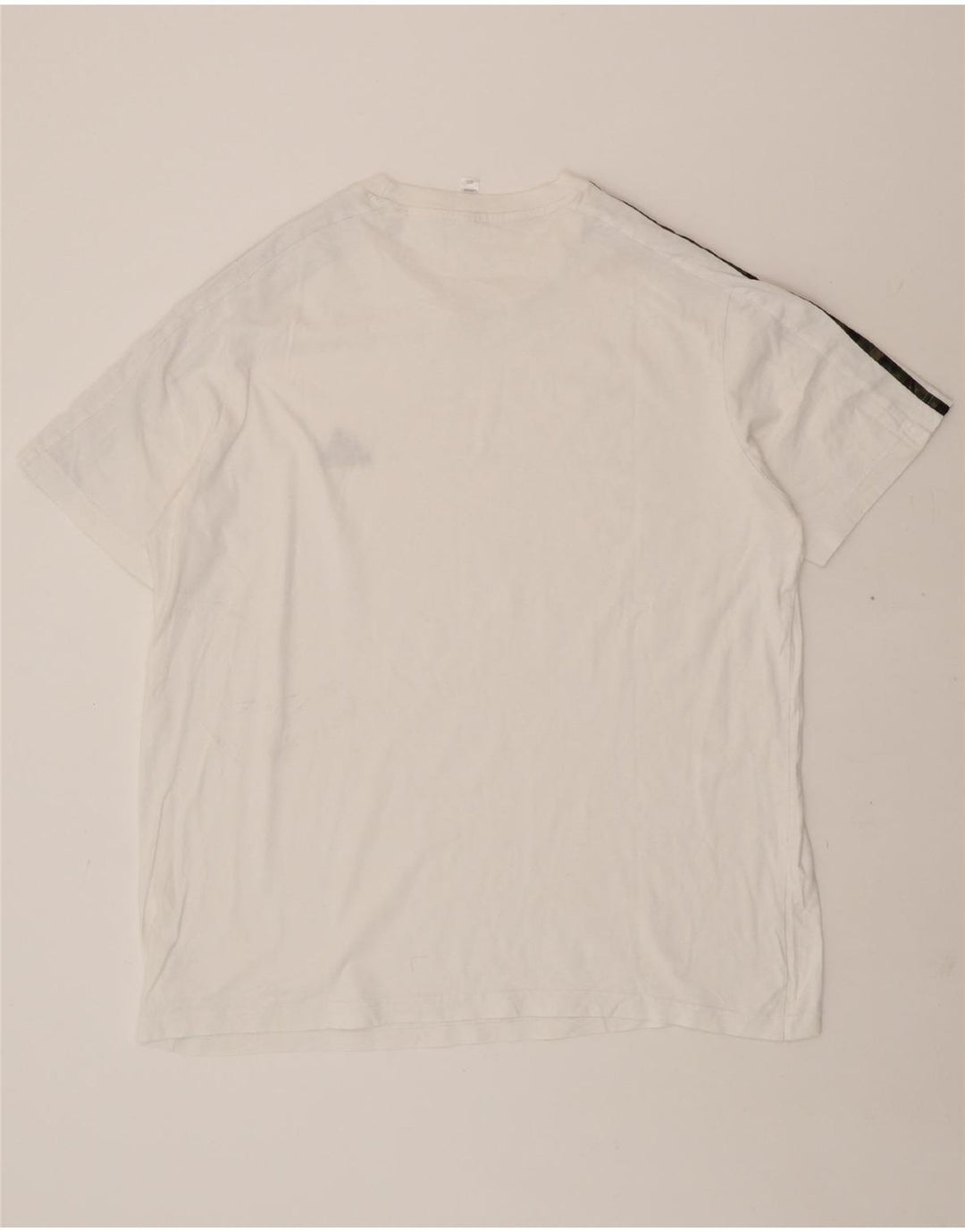 ADIDAS Mens T-Shirt Top XL White Vintage Adidas and Second-Hand Adidas from Messina Hembry 