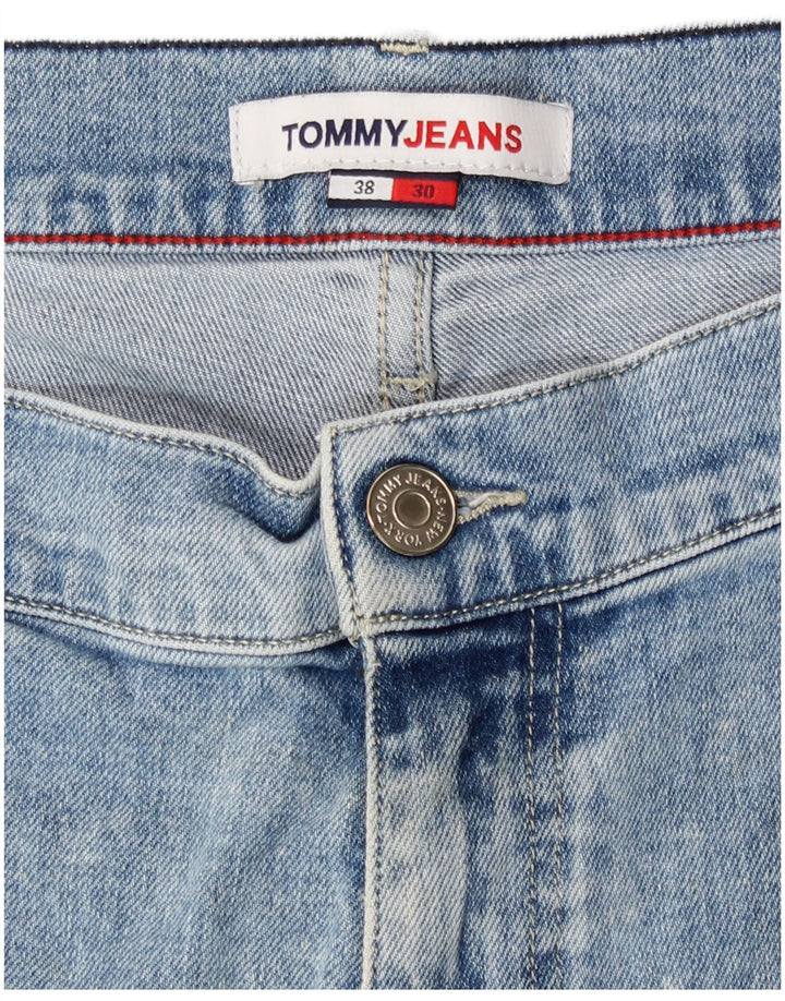 Jeans slim da uomo Tommy Hilfiger W38 L27 cotone blu