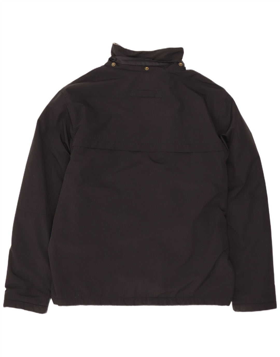 Lands End giacca a vento foderata da uomo UK 40 grande nylon nero