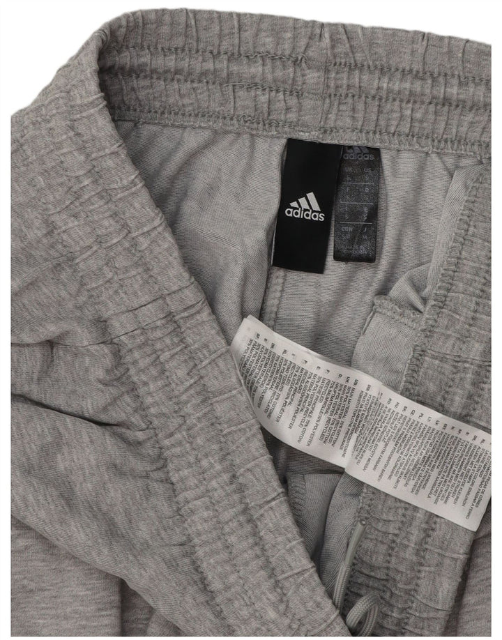 Pantaloni da tuta con grafica Adidas da uomo piccoli in cotone chiazzato grigio