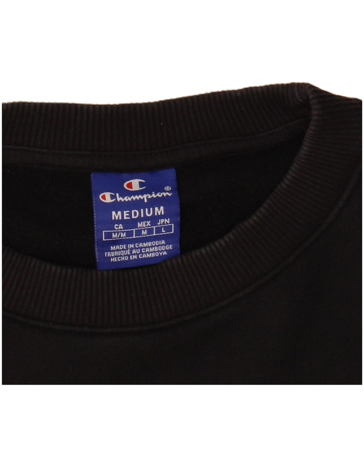 Felpa grafica da donna Champion Jumper UK 14 Medium Nero