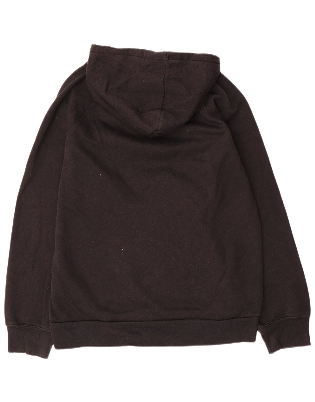 Felpa con cappuccio grafica da uomo Adidas, cotone medio nero