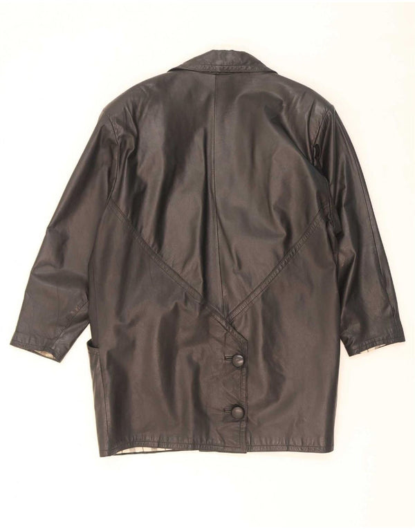 Cappotto in pelle da donna C&A UK 18 XL Nero