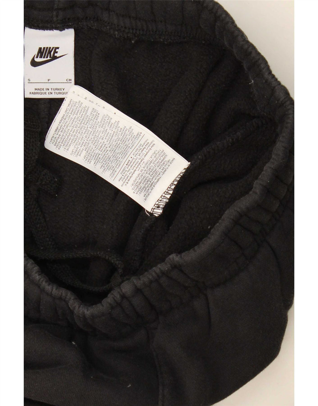 Pantaloni da tuta da uomo Nike Joggers piccoli in cotone nero
