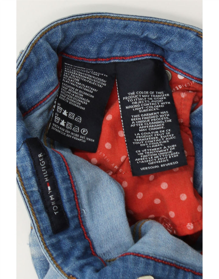Gonna denim da donna Tommy Hilfiger W30 cotone blu medio