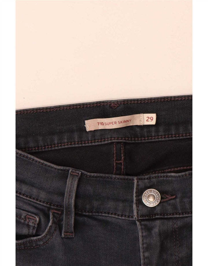 Jeans Levi's 710 Super Skinny da donna W29 L31 Grigi