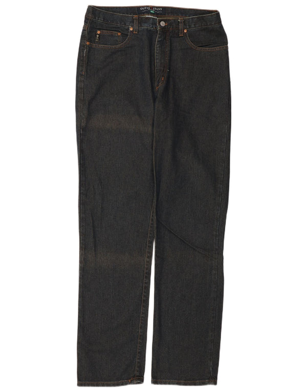 Jeans dritti da uomo Guess vestibilità classica W34 L34 cotone blu navy