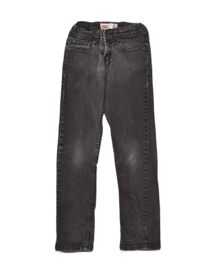 LEVI'S Boys Straight Jeans 9-10 Years W25 L25  Grey Cotton | Vintage Levi's | Thrift | Second-Hand Levi's | Used Clothing | Messina Hembry 