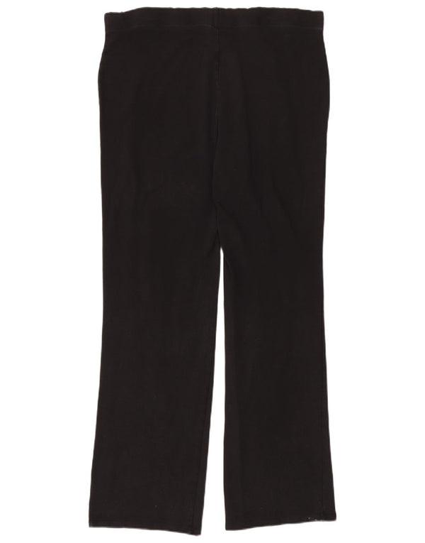 Pantaloni da tuta da donna Marks & Spencer UK 16 grandi cotone nero
