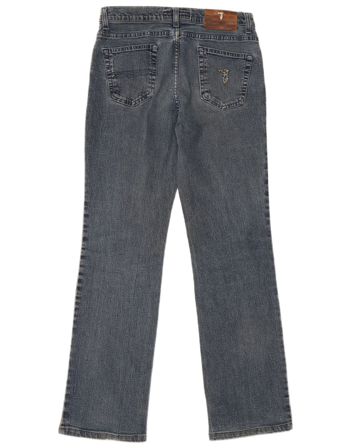 Jeans Dritti Donna Trussardi W29 L30 Cotone Blu