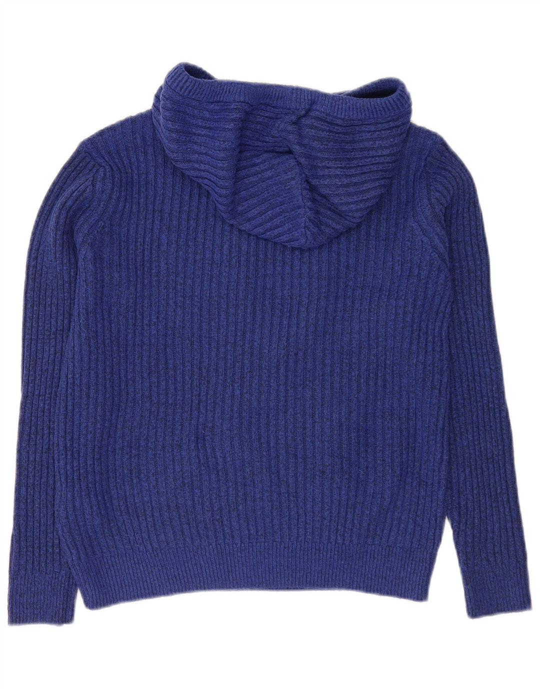 Maglione con cappuccio da donna Marks & Spencer UK 14 Poliestere blu medio