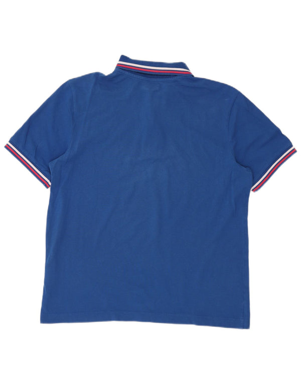 Polo Uomo KAPPA Large Blu Cotone