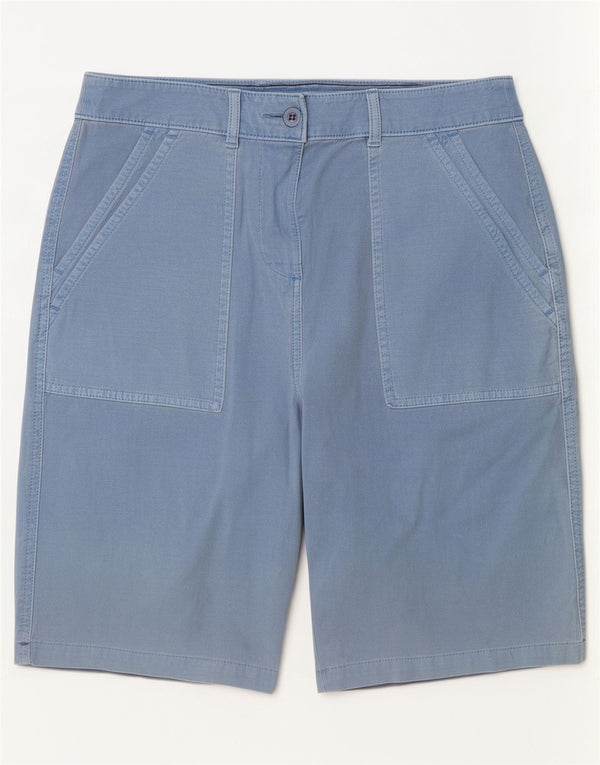 Pantaloncini chino da donna White Stuff UK 10 piccoli W28 cotone blu