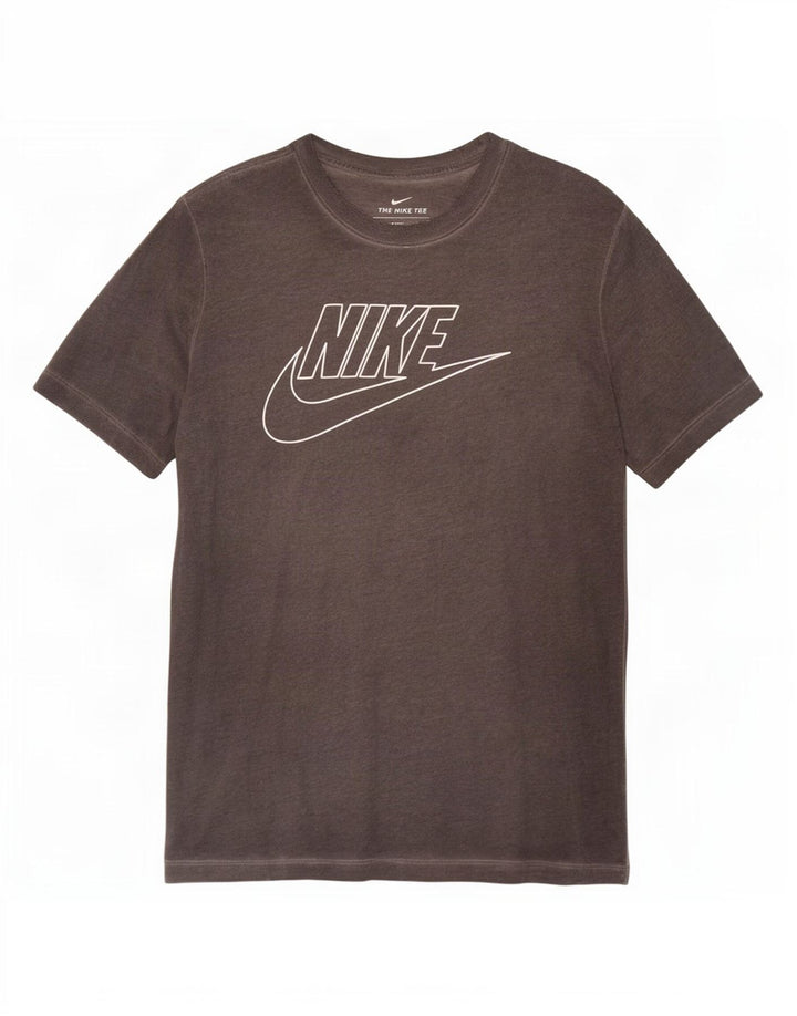 T-shirt grafica Nike da uomo grande grigia