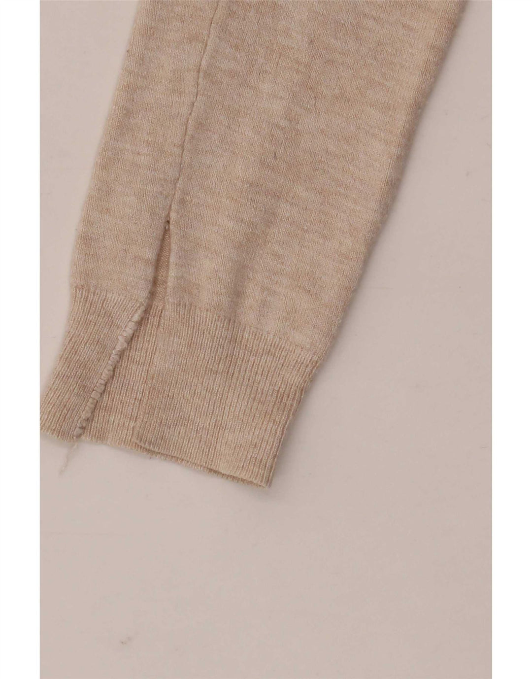 Maglione cardigan da donna Marks & Spencer UK 10 Small Beige Viscosa