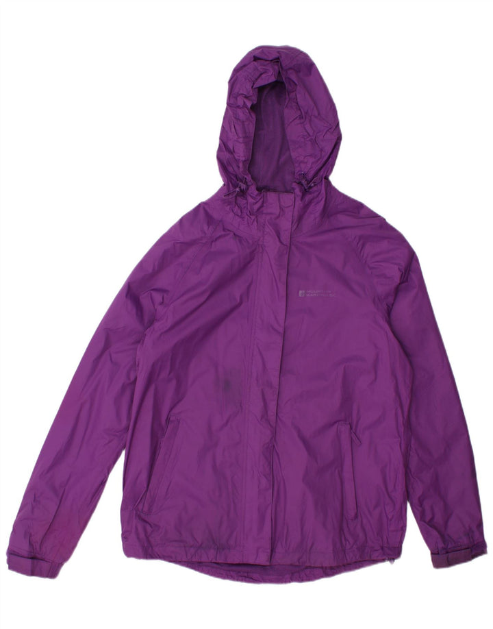 Giacca antipioggia con cappuccio da donna Mountain Warehouse UK 12 Nylon viola medio
