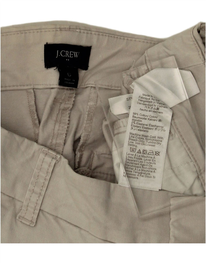J. CREW Womens Chino Shorts US 6 Medium W30  Grey Cotton Vintage J. Crew and Second-Hand J. Crew from Messina Hembry 