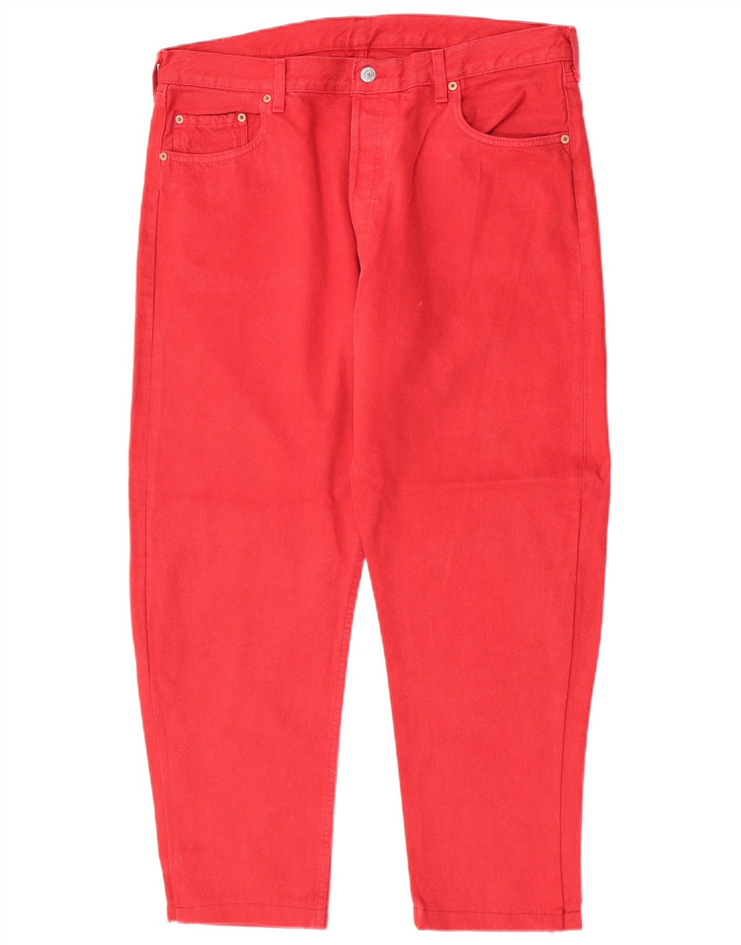 Levi's Uomo 501 Jeans slim cropped W38 L26 Rossi