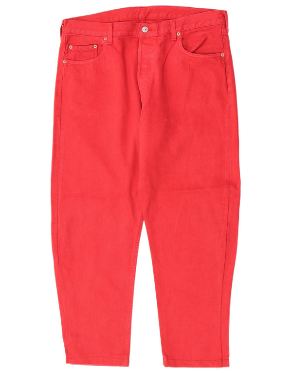 Levi's Uomo 501 Jeans slim cropped W38 L26 Rossi